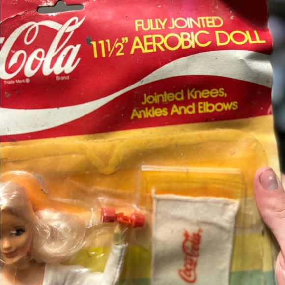 Coca-Cola Collectible Aerobic Doll Fully Jointed 11.5” vintage (x) - Picture 3 of 6